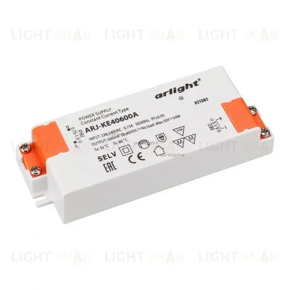 Блок питания Arlight ARJ-KE40600A (24W, 600mA, PFC) 021382 021382