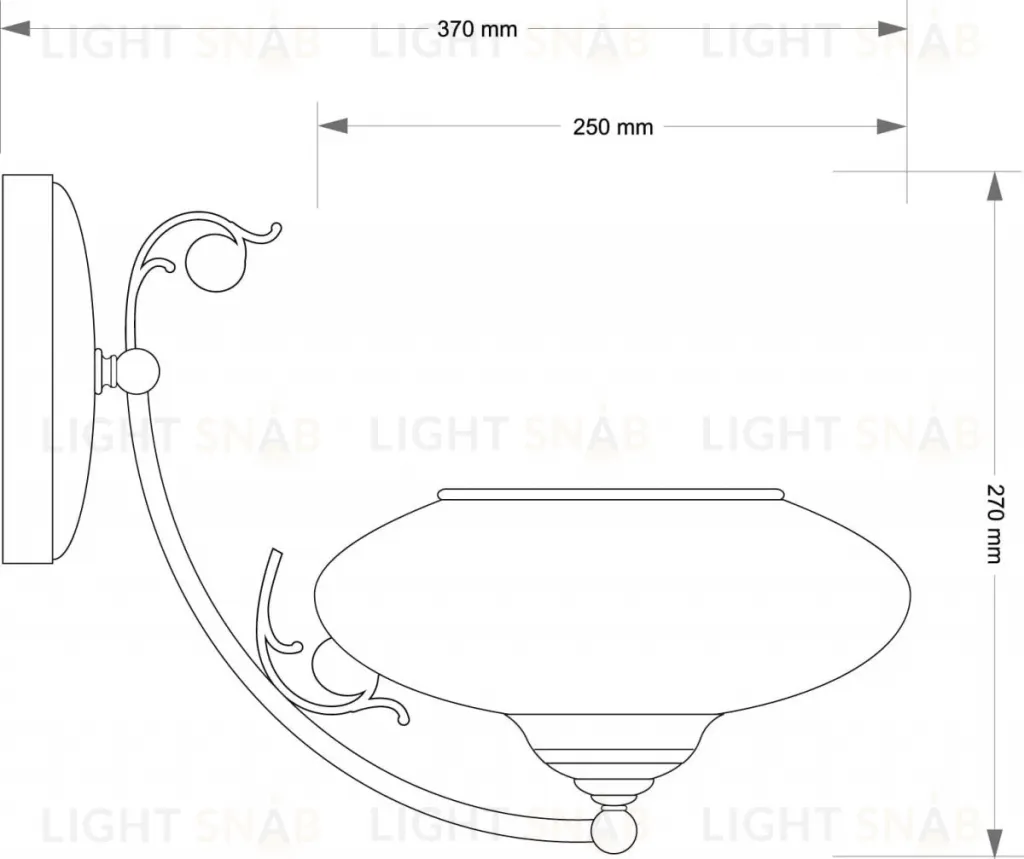 Бра Kutek Casamia CAS-K-1 (P) CAS-K-1(P)