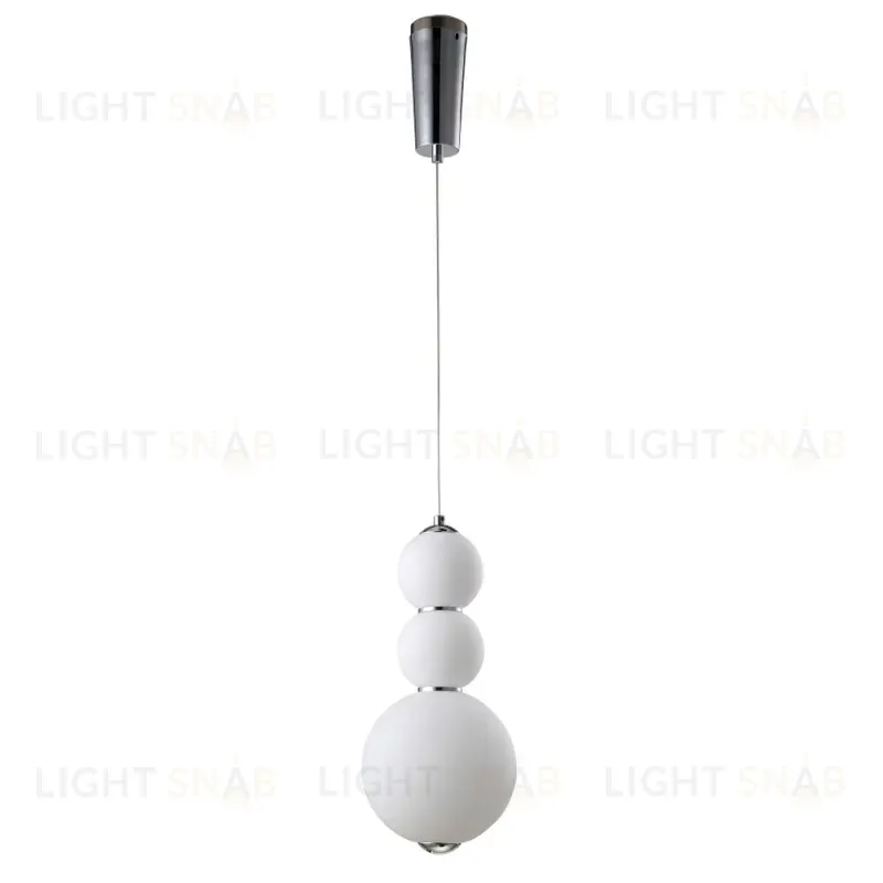 Подвесной светодиодный светильник Crystal Lux Desi SP3 Chrome/White Desi SP3 Chrome/White