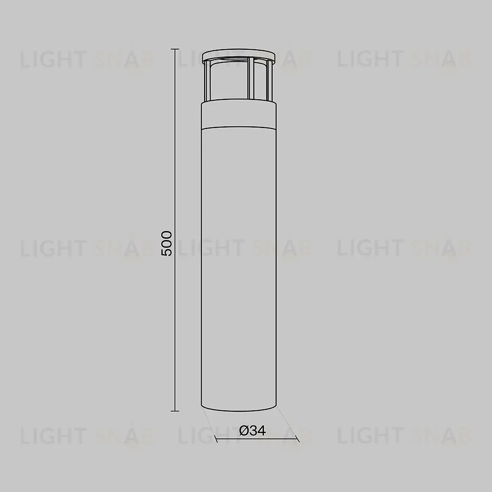 Уличный светодиодный светильник Maytoni Wolseley Road O011FL-L6B O011FL-L6B