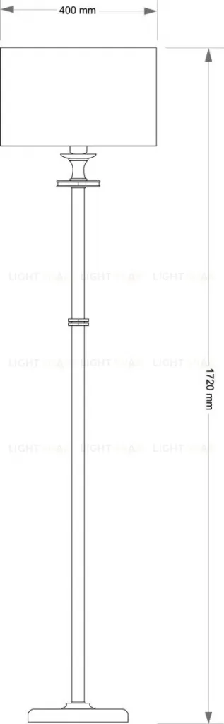Торшер Kutek Decor Abazur DEC-LS-1 (P/A) DEC-LS-1(P/A)