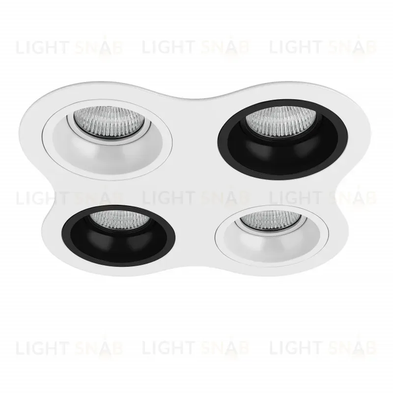 Встраиваемый светильник Lightstar D64606070607 (214646+214606+214607+214606+214607) D64606070607