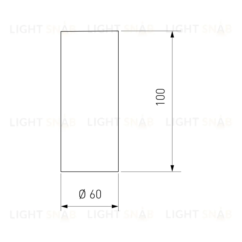 Накладной светильник Elektrostandard DLS026 7W 4200К белый 4690389148460