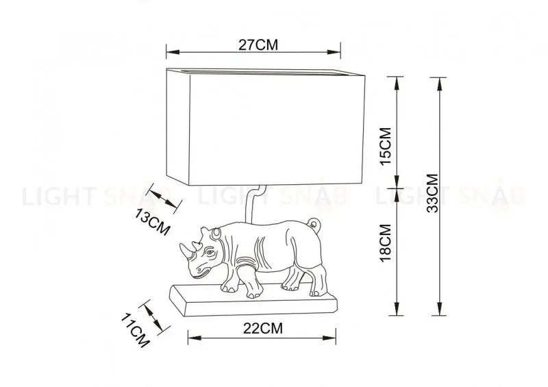 Настольная лампа ARTE Lamp A4376LT-1BS A4376LT-1BS
