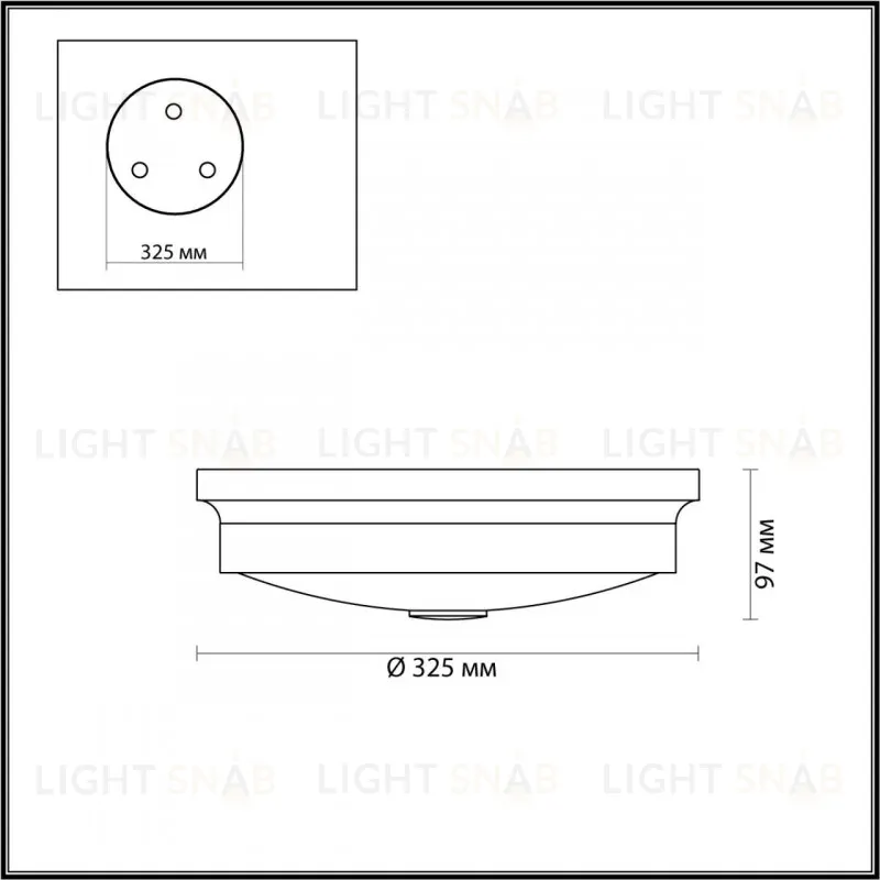 Потолочный светильник Odeon Light 4824/3C 4824/3C