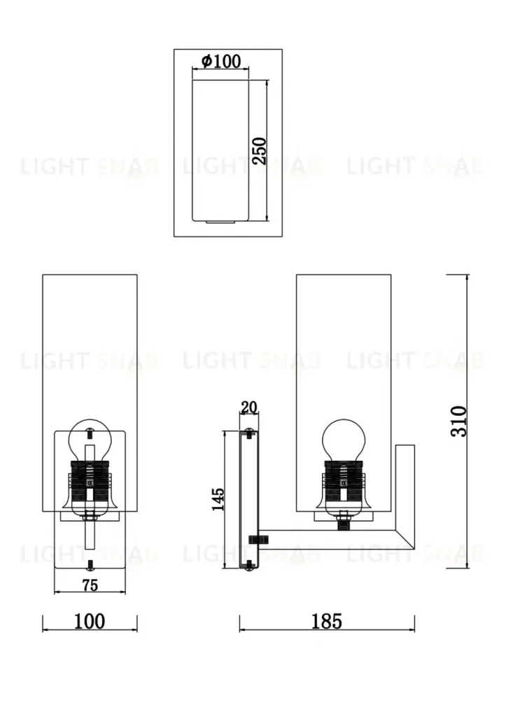 Бра Maytoni Fortano MOD089WL-01BS MOD089WL-01BS