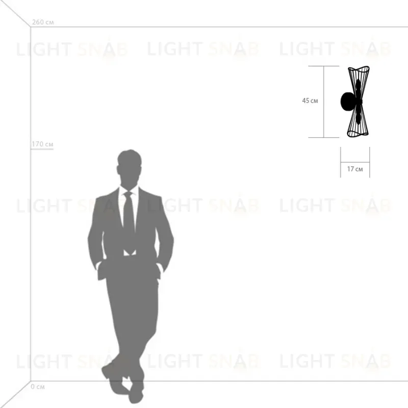 Бра Lightstar Zeta 728623 728623