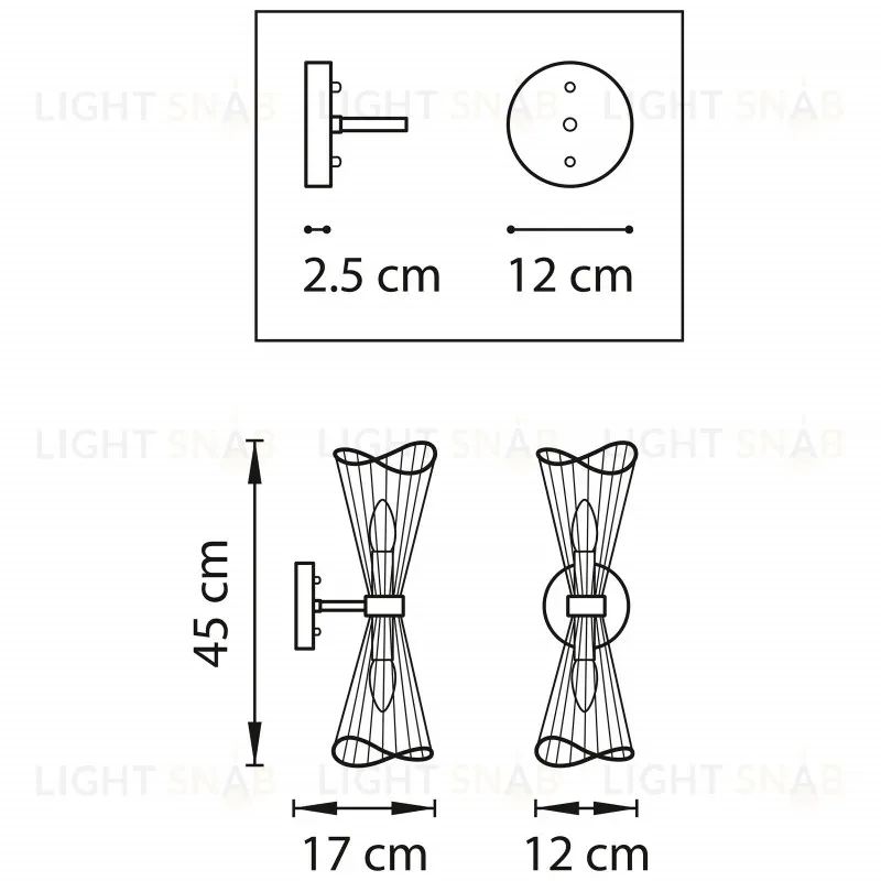 Бра Lightstar Zeta 728623 728623