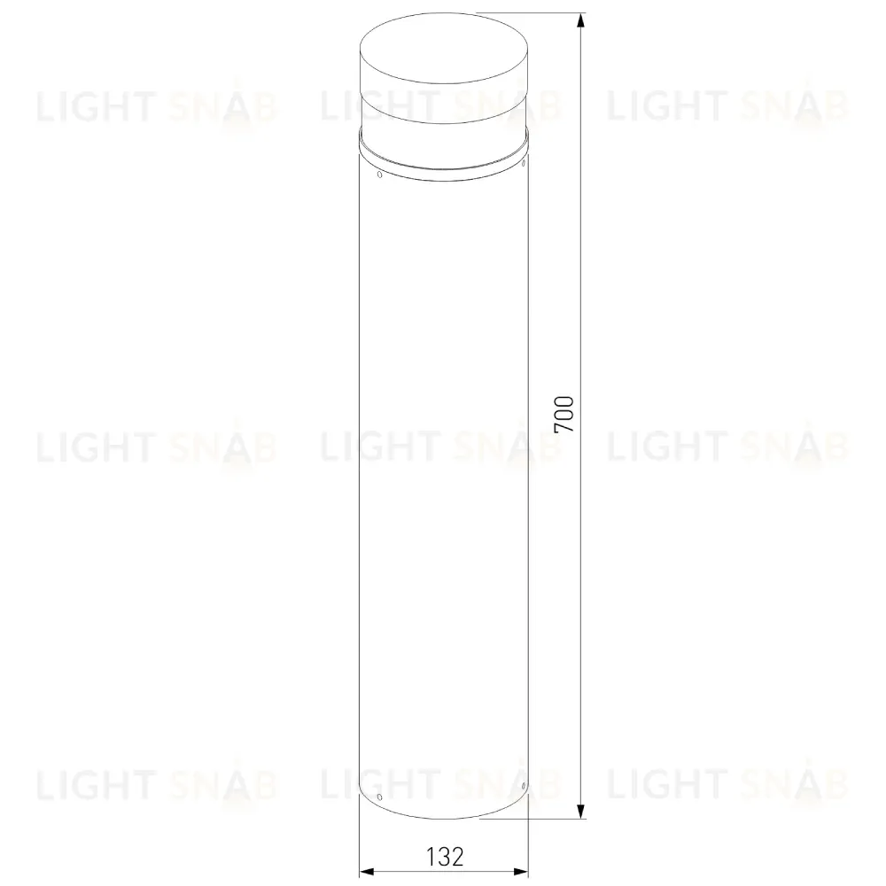 Уличный светодиодный светильник Elektrostandard 1532 Techno Led серый 4690389163272 4690389163272