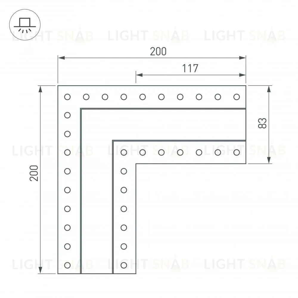 Соединитель профиля Arlight 030097 030097