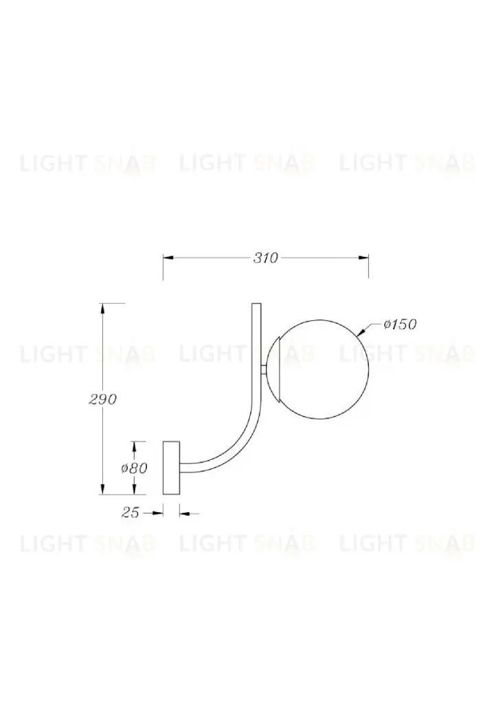 Бра Maytoni Rendez-Vous MOD109WL-01BS MOD109WL-01BS