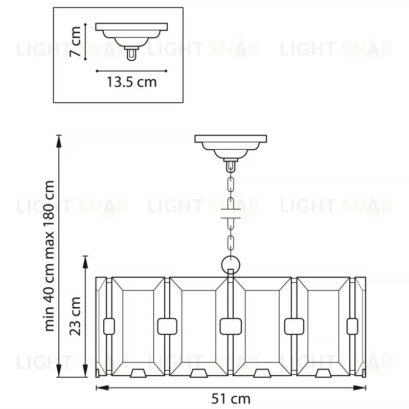 Подвесная люстра Lightstar Novara 713267 713267