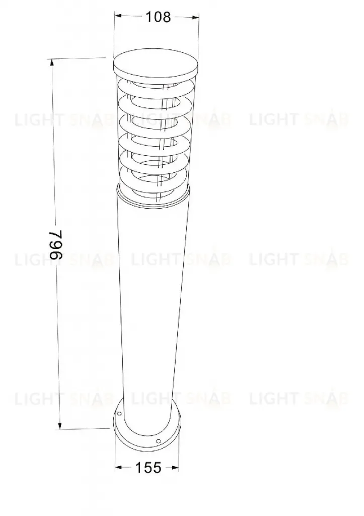 Ландшафтный светильник Maytoni Bronx O576FL-01GR1 O576FL-01GR1