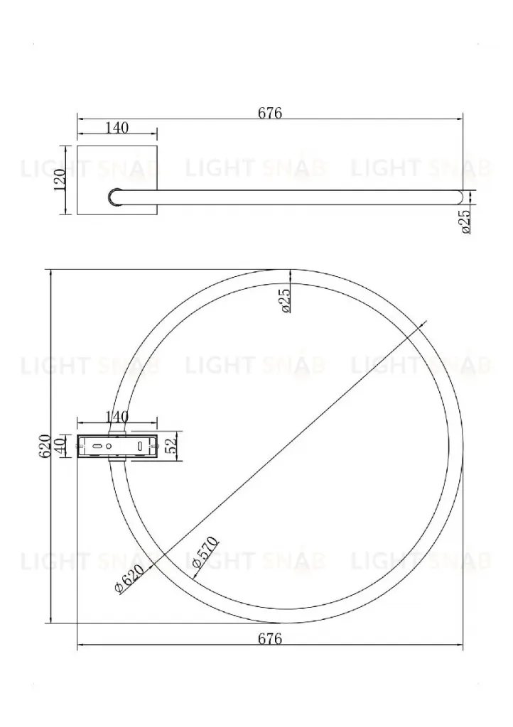 Потолочная люстра Maytoni Anillo MOD315CL-L25CH3K MOD315CL-L25CH3K