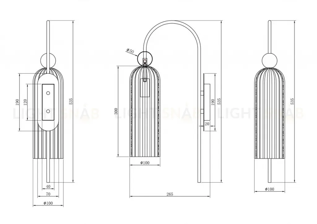 Бра Maytoni Antic MOD302WL-01CG MOD302WL-01CG