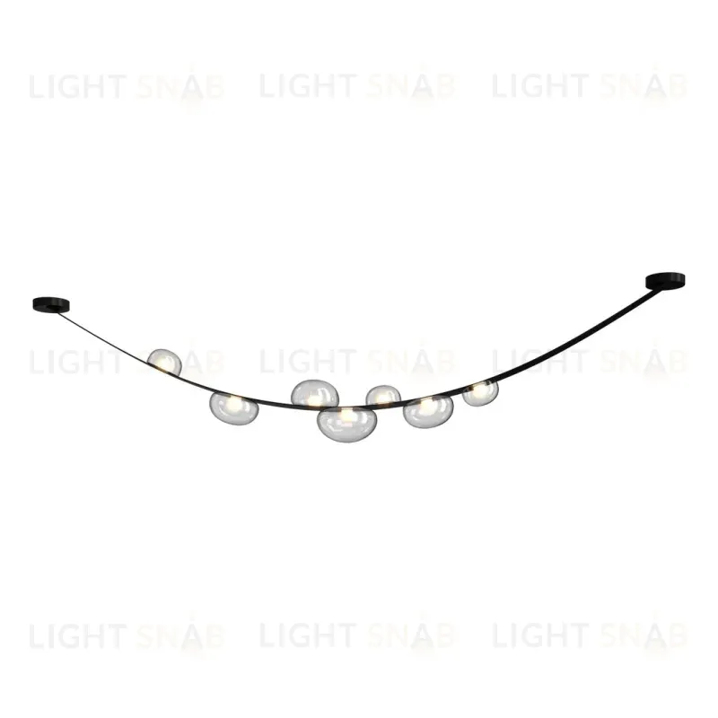 Подвесной светодиодный светильник Crystal Lux Bosque SP7 L3000 Black/Transparent Bosque SP7 L3000 Black/Transparent