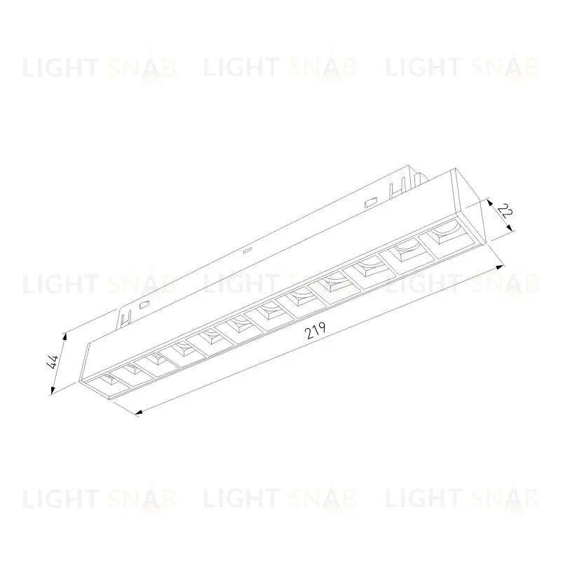 Трековый светильник Elektrostandard Slim Magnetic 4690389178917 4690389178917