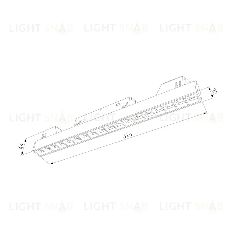 Трековый светильник Elektrostandard Slim Magnetic 4690389178924 4690389178924