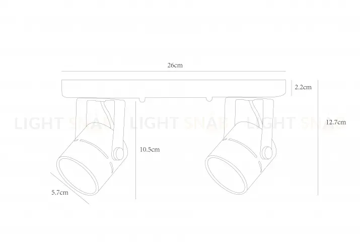 Спот Arte Lamp Mizar A1311PL-2WH A1311PL-2WH