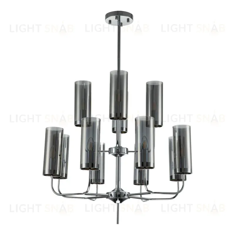 Люстра на штанге Indigo Balletto 13014/12R Chrome V000259 V000259