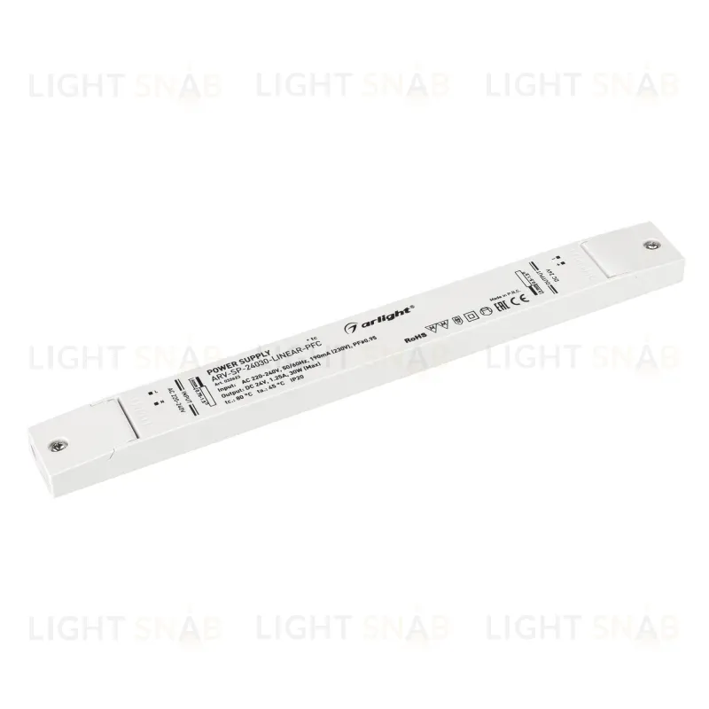 Блок питания Arlight ARV-SP-24030-Linear-PFC (24V, 1.25A, 30W) 032623 032623