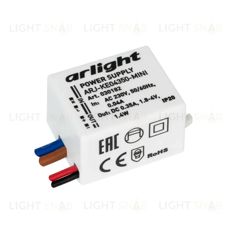 Блок питания Arlight ARJ-KE04350-Mini (1.4W, 350mA) 030182 030182