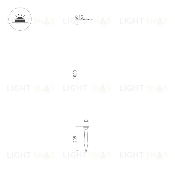 Ландшафтный светильник Arlight KT-Champagne-L1000-3W Warm3000 034167 034167