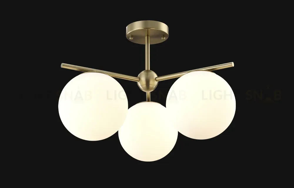 Люстра на штанге Crystal Lux FELIZ SP-PL3 BRONZE/WHITE FELIZ SP-PL3 BRONZE/WHITE