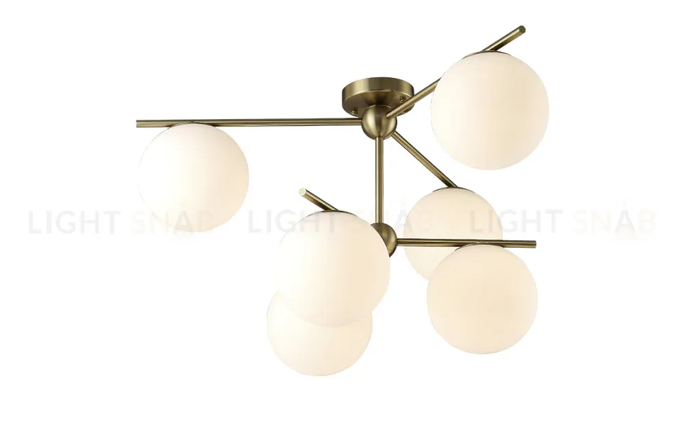 Потолочная люстра Crystal Lux FELIZ SP-PL6 BRONZE/WHITE FELIZ SP-PL6 BRONZE/WHITE
