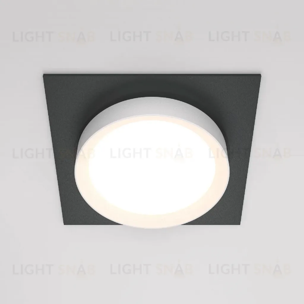 Встраиваемый светильник Maytoni Technical Hoop DL086-GX53-SQ-BW DL086-GX53-SQ-BW