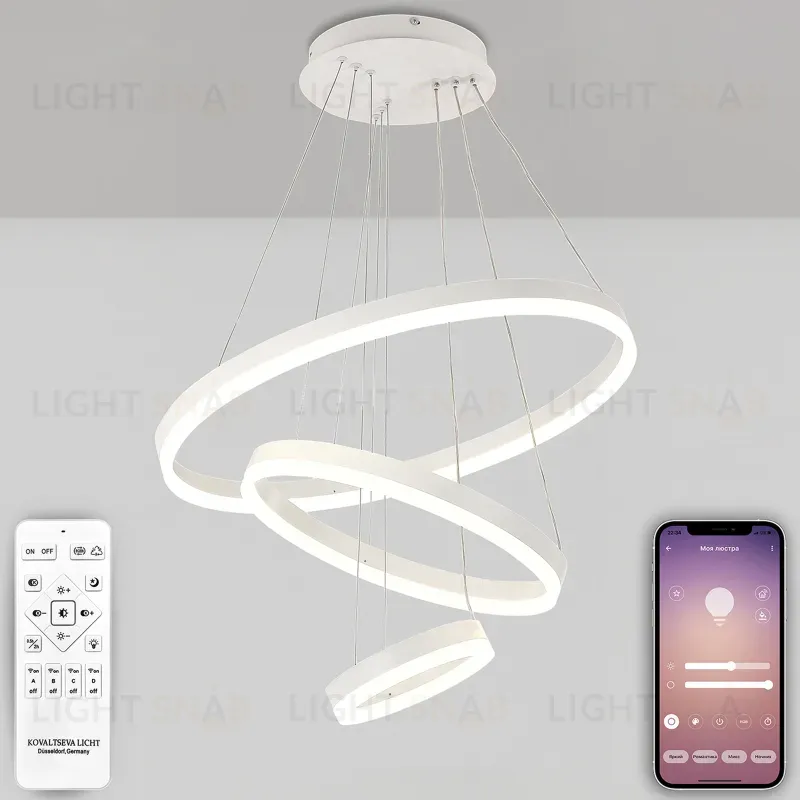 Подвесная люстра Natali Kovaltseva Oreol LED LAMPS 81277 LED LAMPS 81277