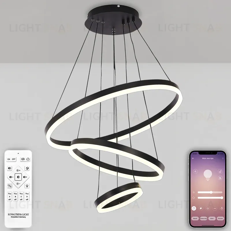 Подвесная люстра Natali Kovaltseva Oreol LED LAMPS 81278 LED LAMPS 81278