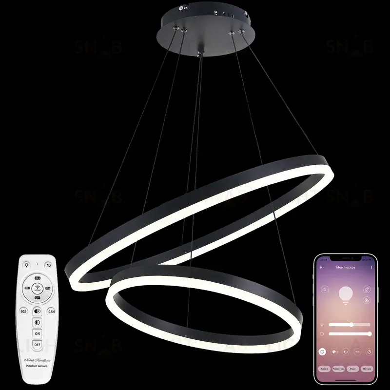 Подвесная люстра Natali Kovaltseva Oreol LED LAMPS 81298 LED LAMPS 81298
