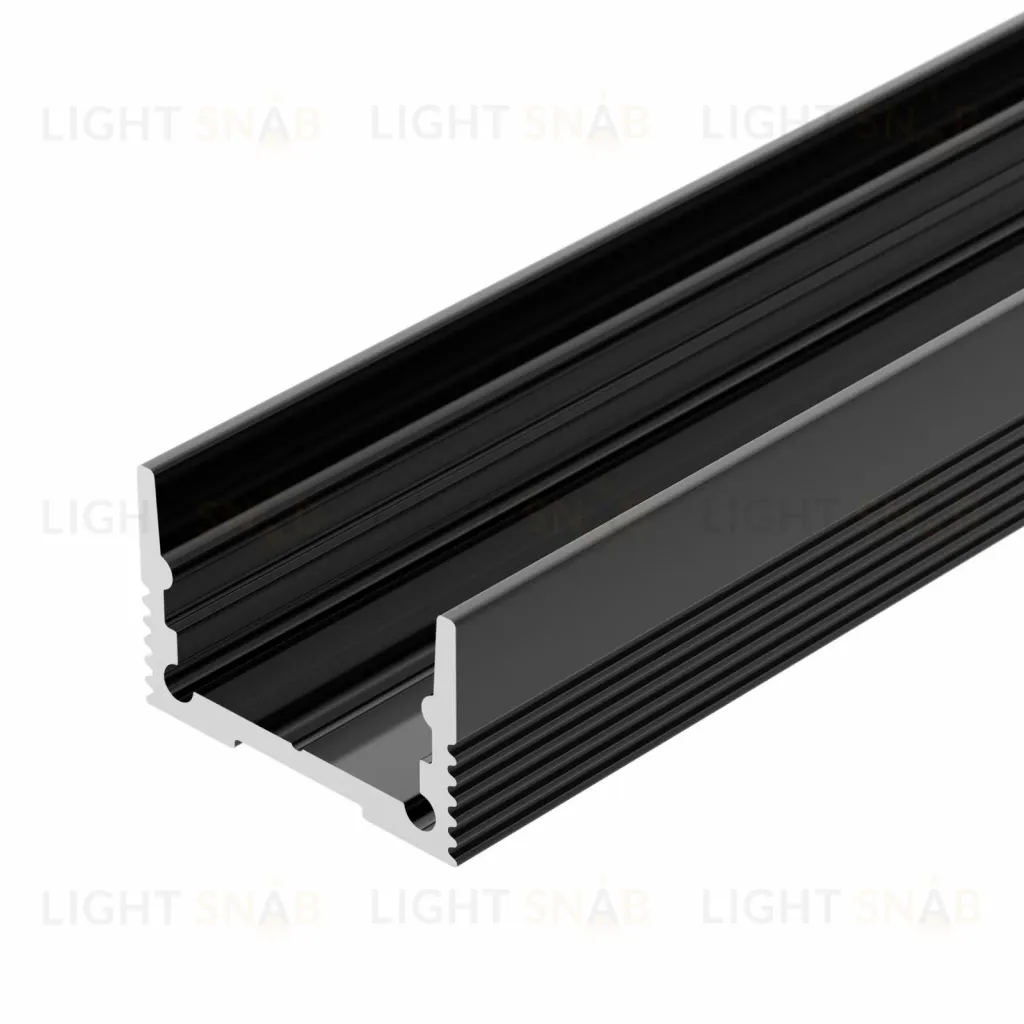 Алюминиевый профиль Arlight SL-SLIM20-H13-2000 BLACK 037112 037112