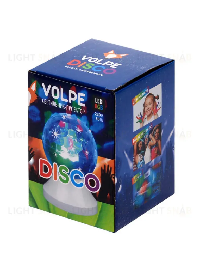 Настольная лампа Volpe ULI-Q311 3,5W/RGB WHITE UL-00002764 ULI-Q311 3,5W/RGB WHITE