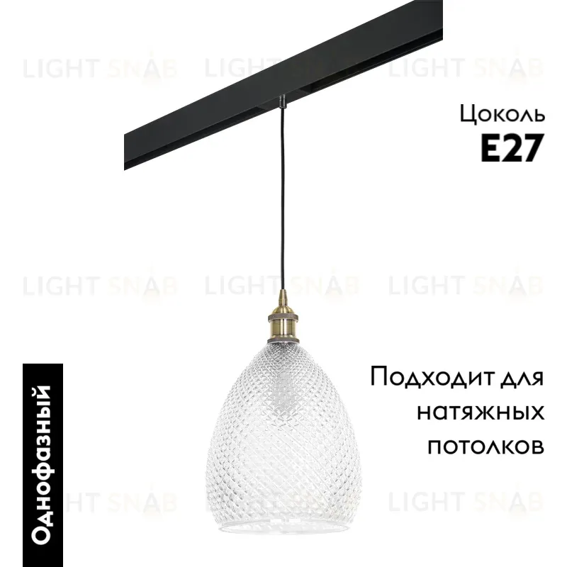 Трековый светильник Lightstar Genni PRO798021 (798021+595007) PRO798021
