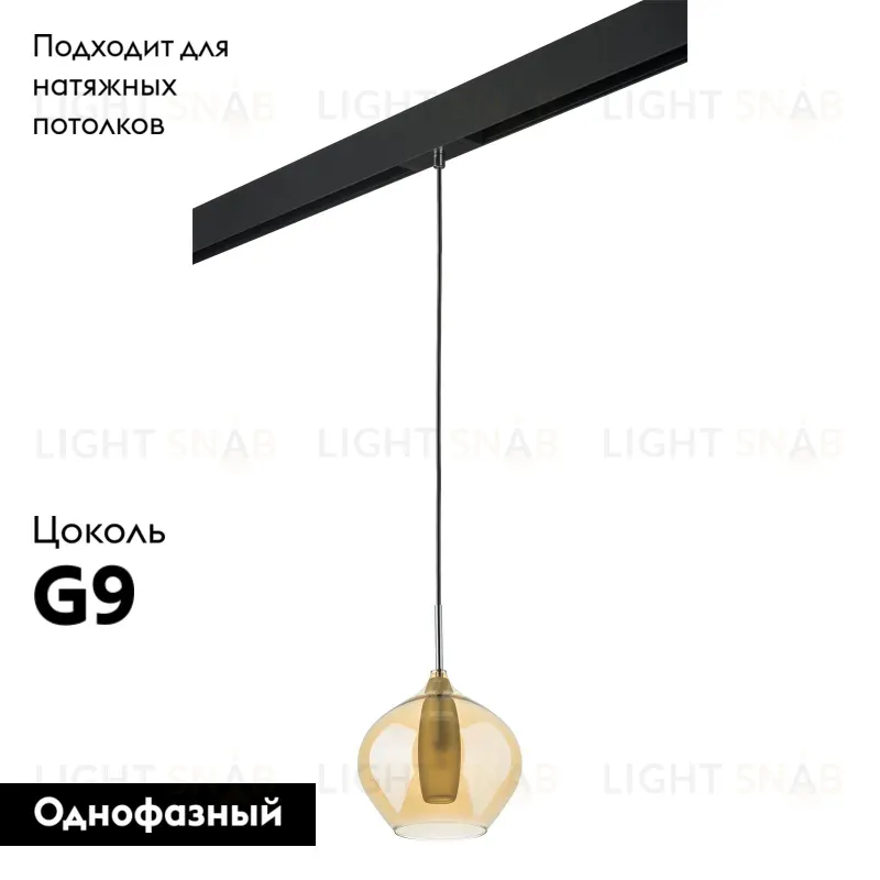 Трековый светильник Lightstar Pentola PRO803043 (803043+595007) PRO803043