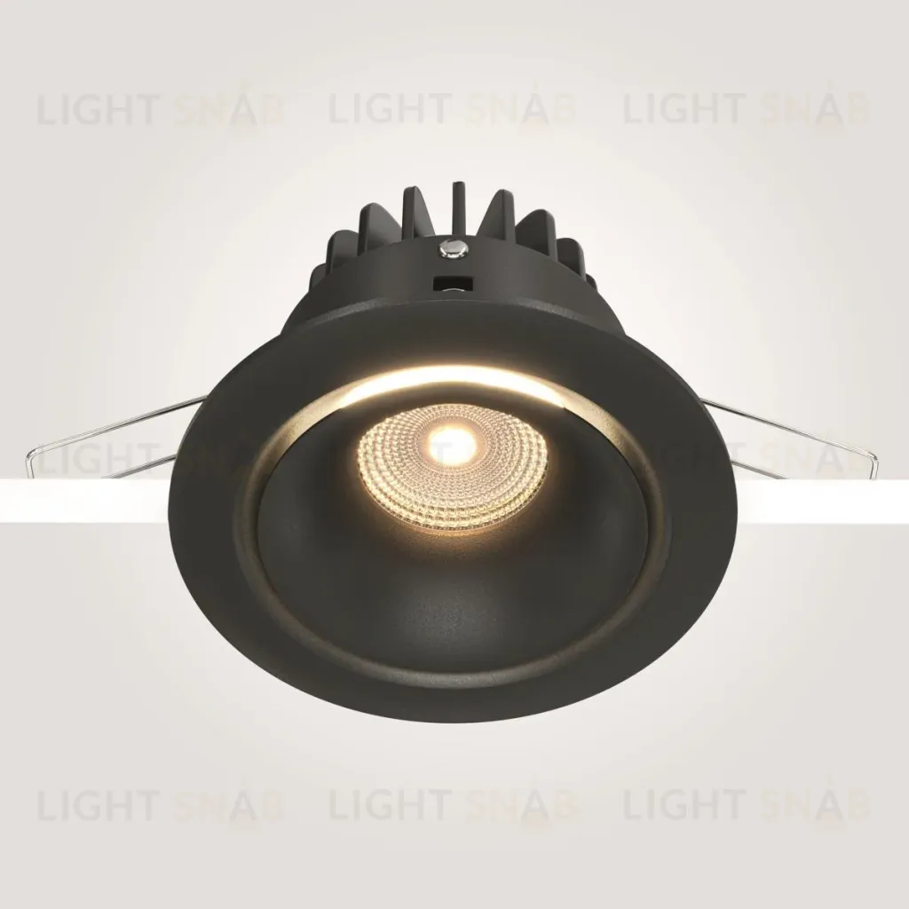 Встраиваемый светильник Maytoni Yin DL031-L12W3K-D-B DL031-L12W3K-D-B