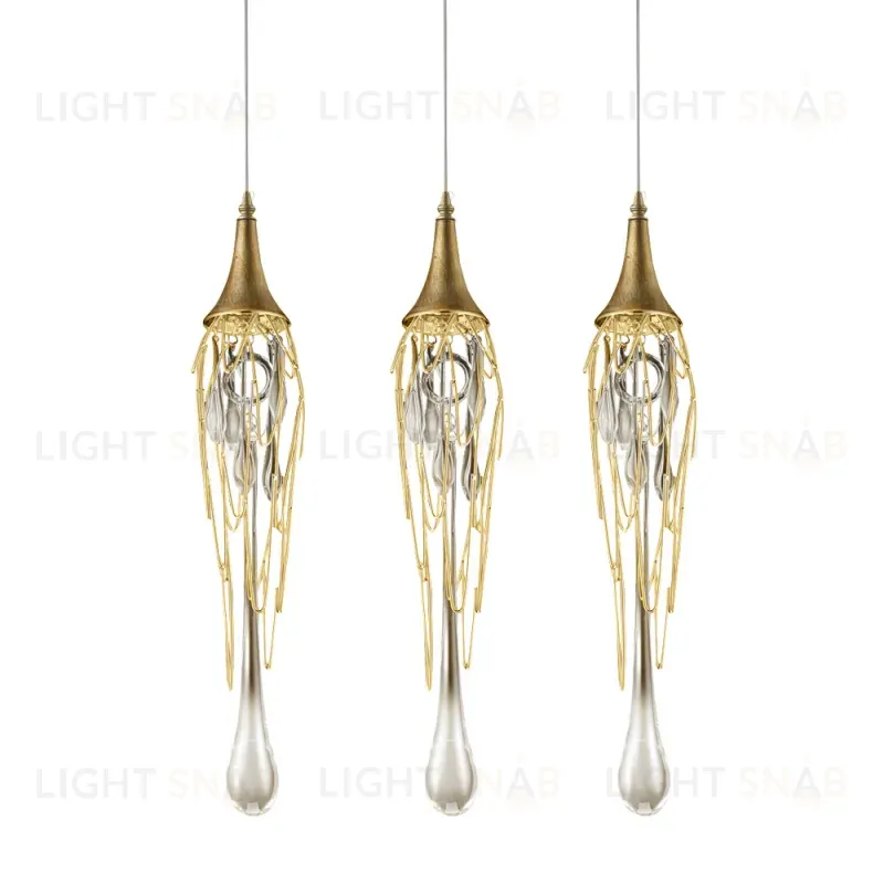 Подвесной светильник Delight Collection Goddess Tears P68009L-3 gold P68009L-3 gold