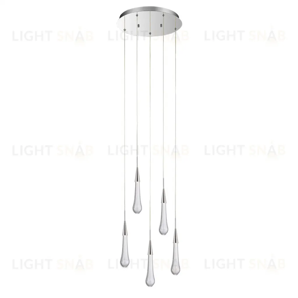 Подвесной светильник Delight Collection Pour MD2060-5A satin nickel MD2060-5A satin nickel