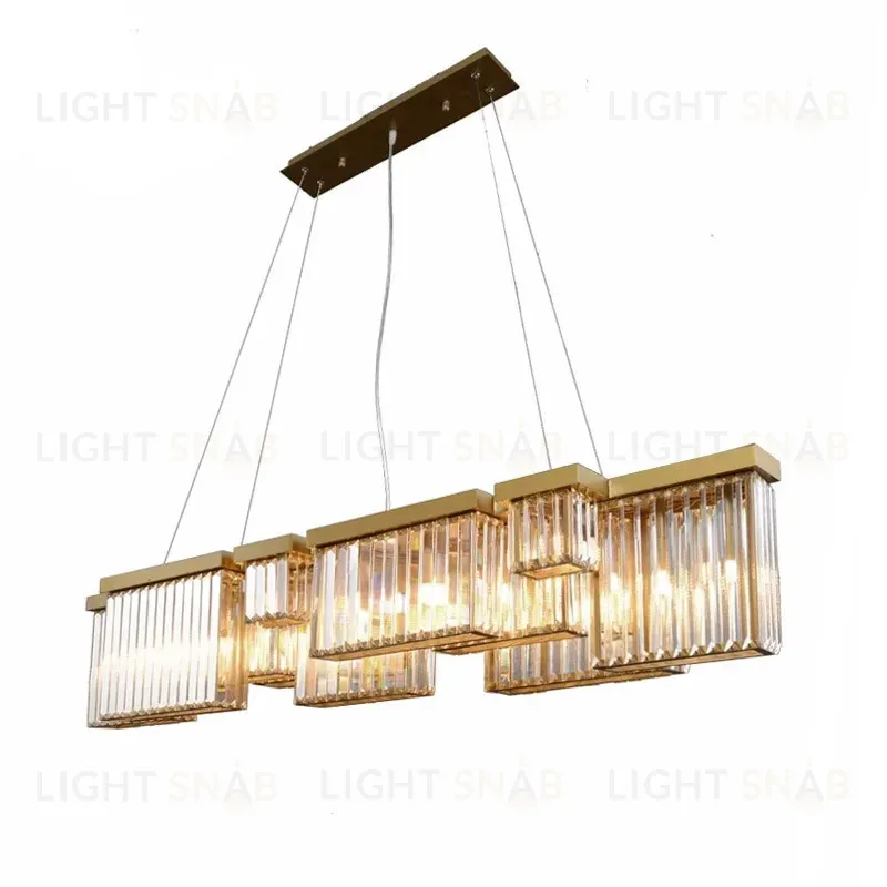 Подвесная люстра Delight Collection Broadway 2466 brushed ti-gold 2466 brushed ti-gold