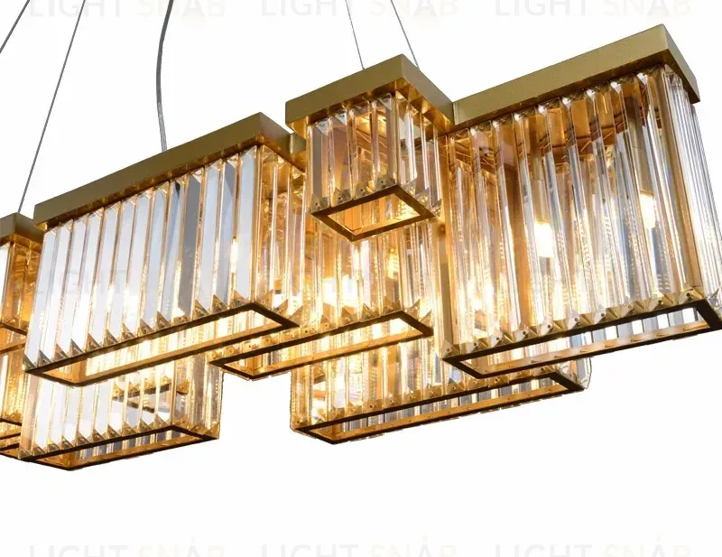 Подвесная люстра Delight Collection Broadway 2466 brushed ti-gold 2466 brushed ti-gold