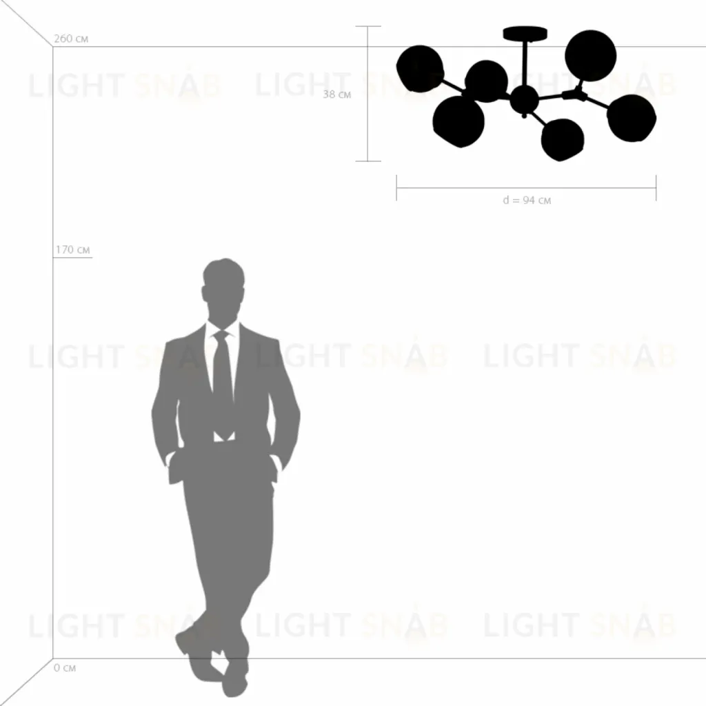 Люстра на штанге Lightstar Beta 785063 785063