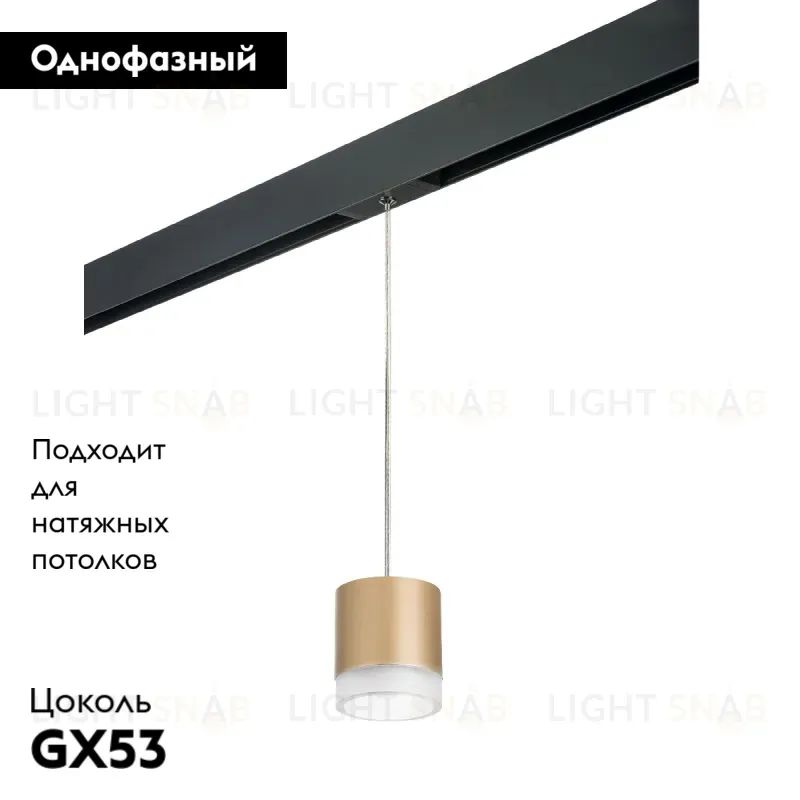 Трековый однофазный светильник Lightstar Rullo (213490+595887+202480) PRORP349080 PRORP349080