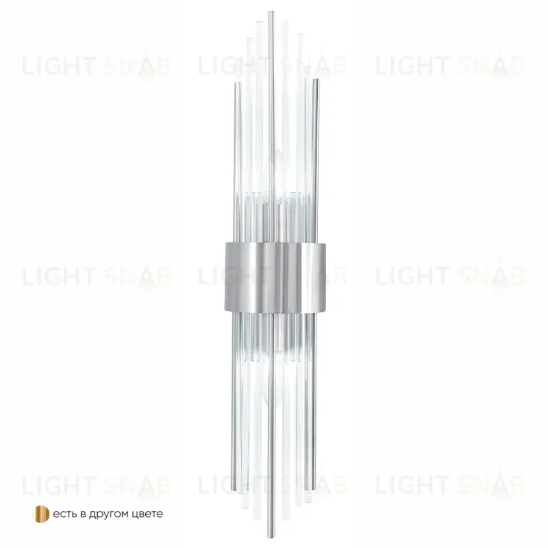 Настенный светильник Crystal Lux ATENTO AP2 CHROME/TRANSPARENTE ATENTO AP2 CHROME/TRANSPARENTE