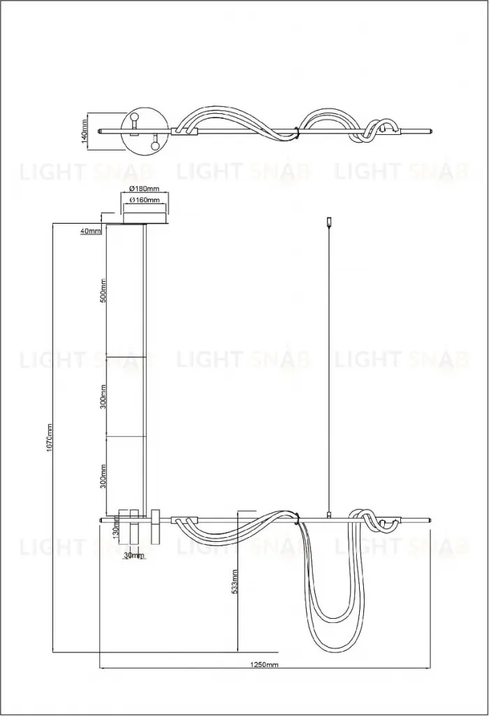 Подвесной светильник Arte Lamp Klimt A2850SP-45PB A2850SP-45PB