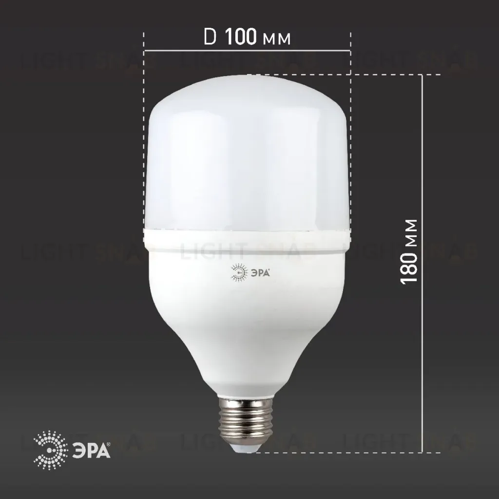 Лампа светодиодная Эра E27 30W 6500K LED POWER T100-30W-6500-E27 Б0027004 Б0027004