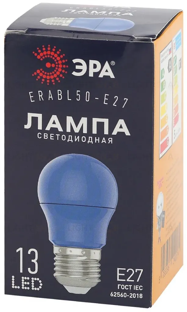 Лампа светодиодная Эра E27 3W 3000K ERABL50-E27 Б0049578 Б0049578