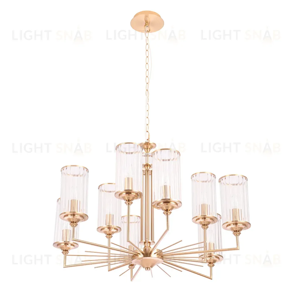 Подвесная люстра Crystal Lux GLORIA SP9 BRASS GLORIA SP9 BRASS