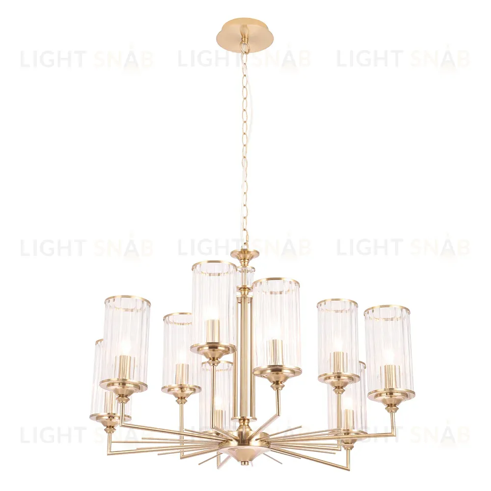 Подвесная люстра Crystal Lux GLORIA SP9 BRASS GLORIA SP9 BRASS